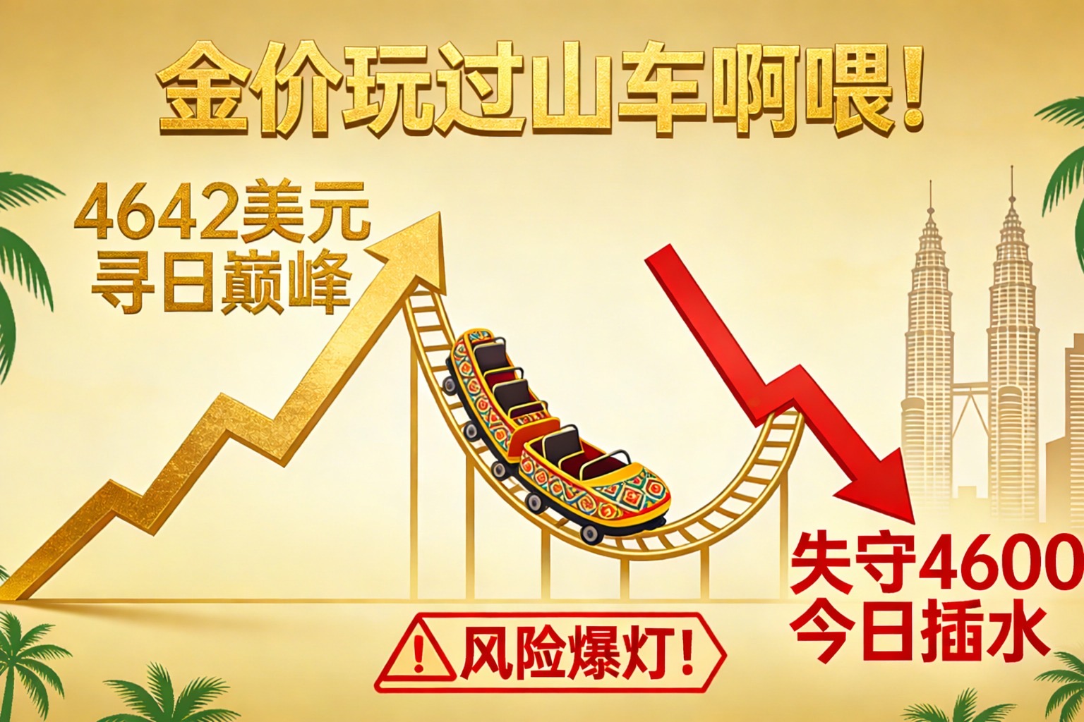 头条速递：金价上演过山车行情！ 