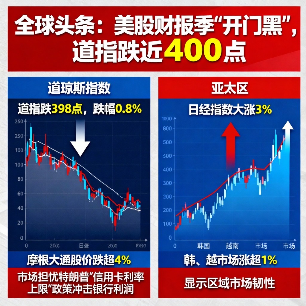 美股财报季开门黑!