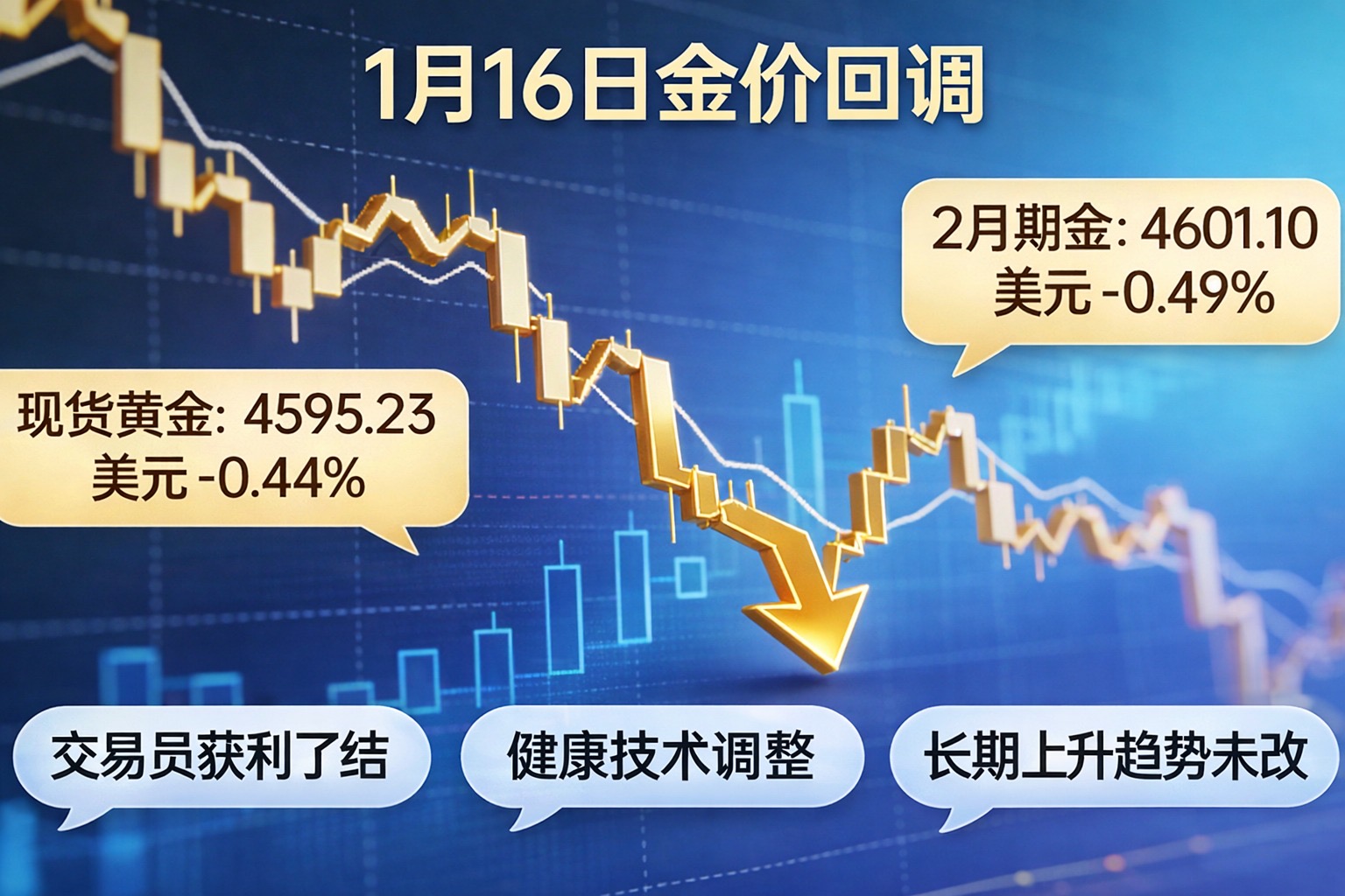 价格速递：金价高位“唞气”，交易员选择获利!
