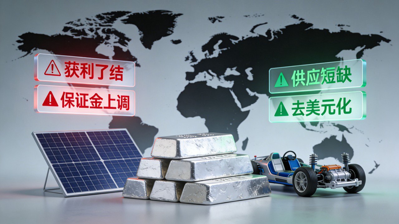 【金融直击】白银过山车吓破胆！一日暴跌9%隔日暴涨10%，2025封关战够刺激咯！